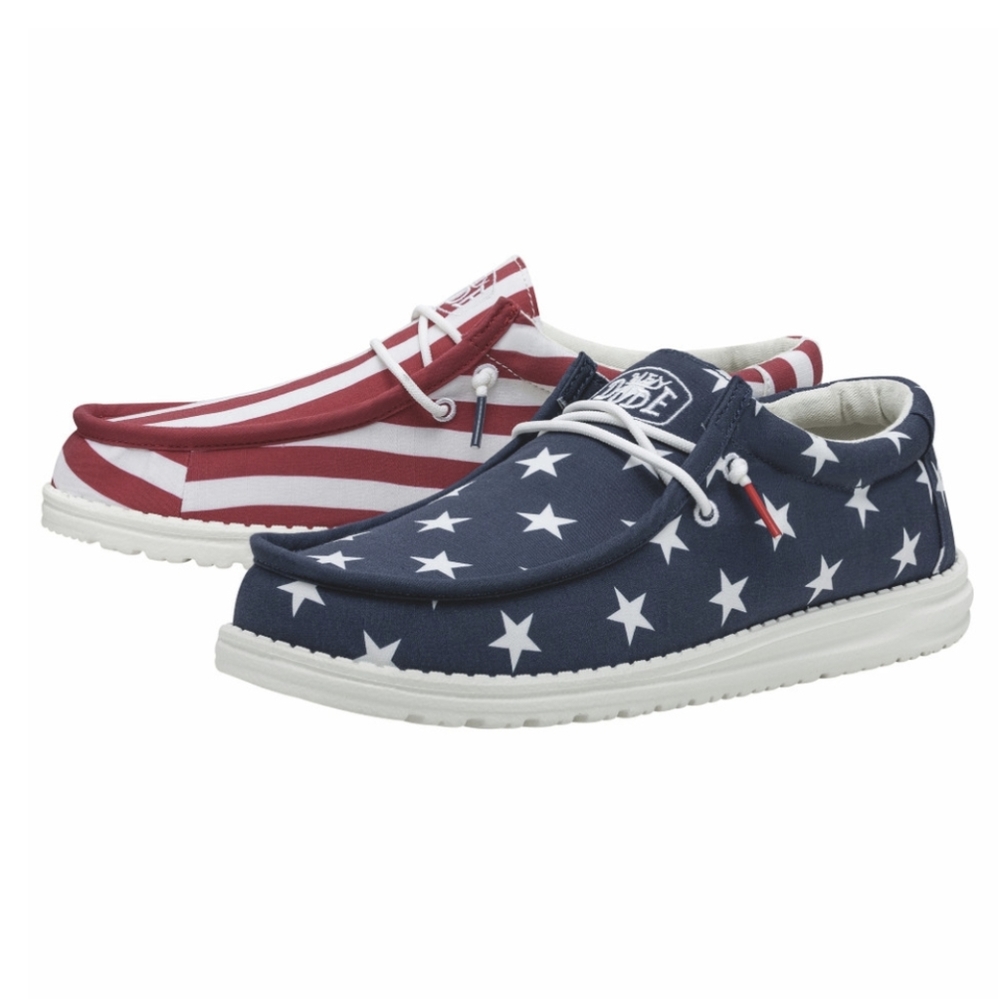 HEY DUDE PATRIOTIC AMERICAN FLAG
